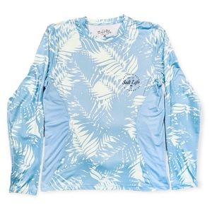 SALT LIFE Sun Protection Beach Surf Swim Fish SLX Uvapor Performace Long Sleeve